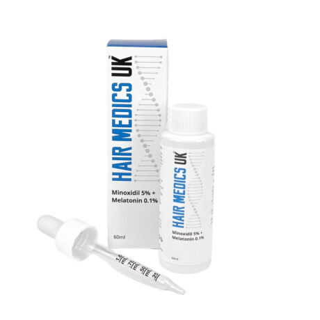 Minoxidil 5%/ Melatonin 0.1% Solution x 60ml (30 day supply)