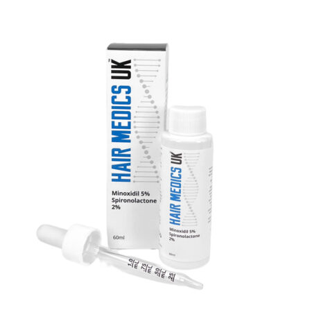 Minoxidil 5%/ Spironolactone 2% Solution x 60ml (60 day supply)