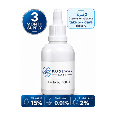 15% Minoxidil Hair Tonic with Tretinoin & Azelaic Acid – 100ml